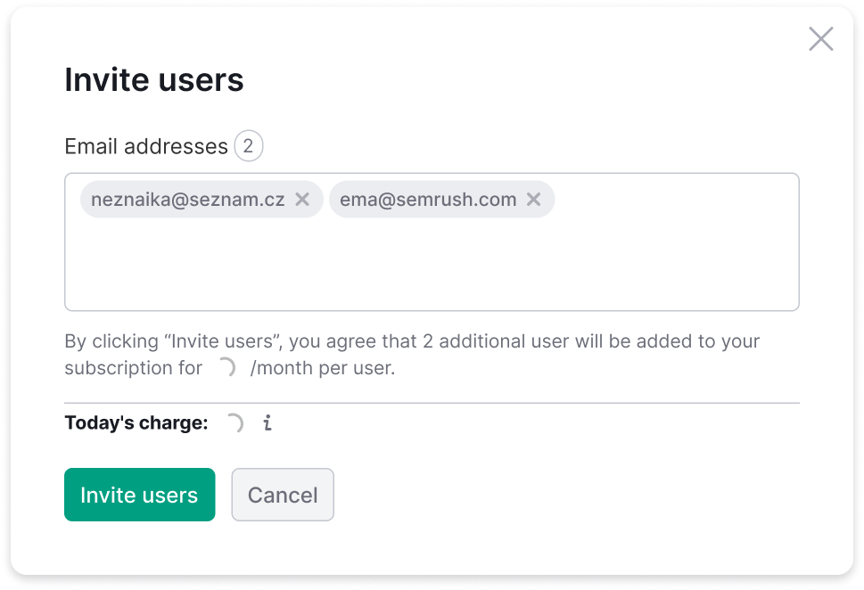 Real-time cost calculation