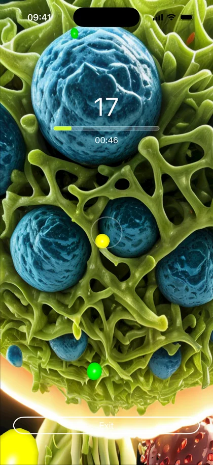 World 6, cells, mid-round.