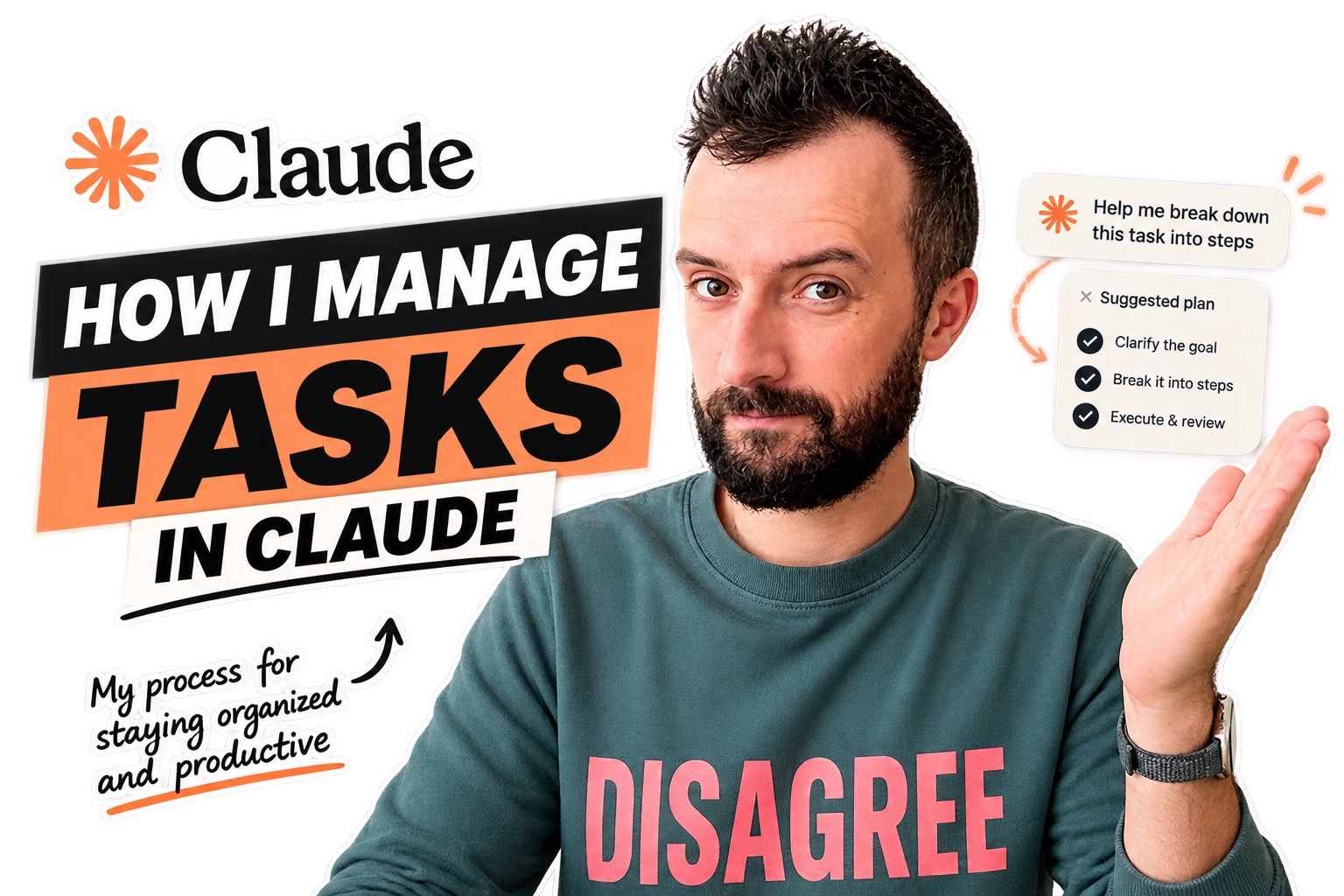 Cover of the walkthrough video: how I run design tasks with an AI agent.