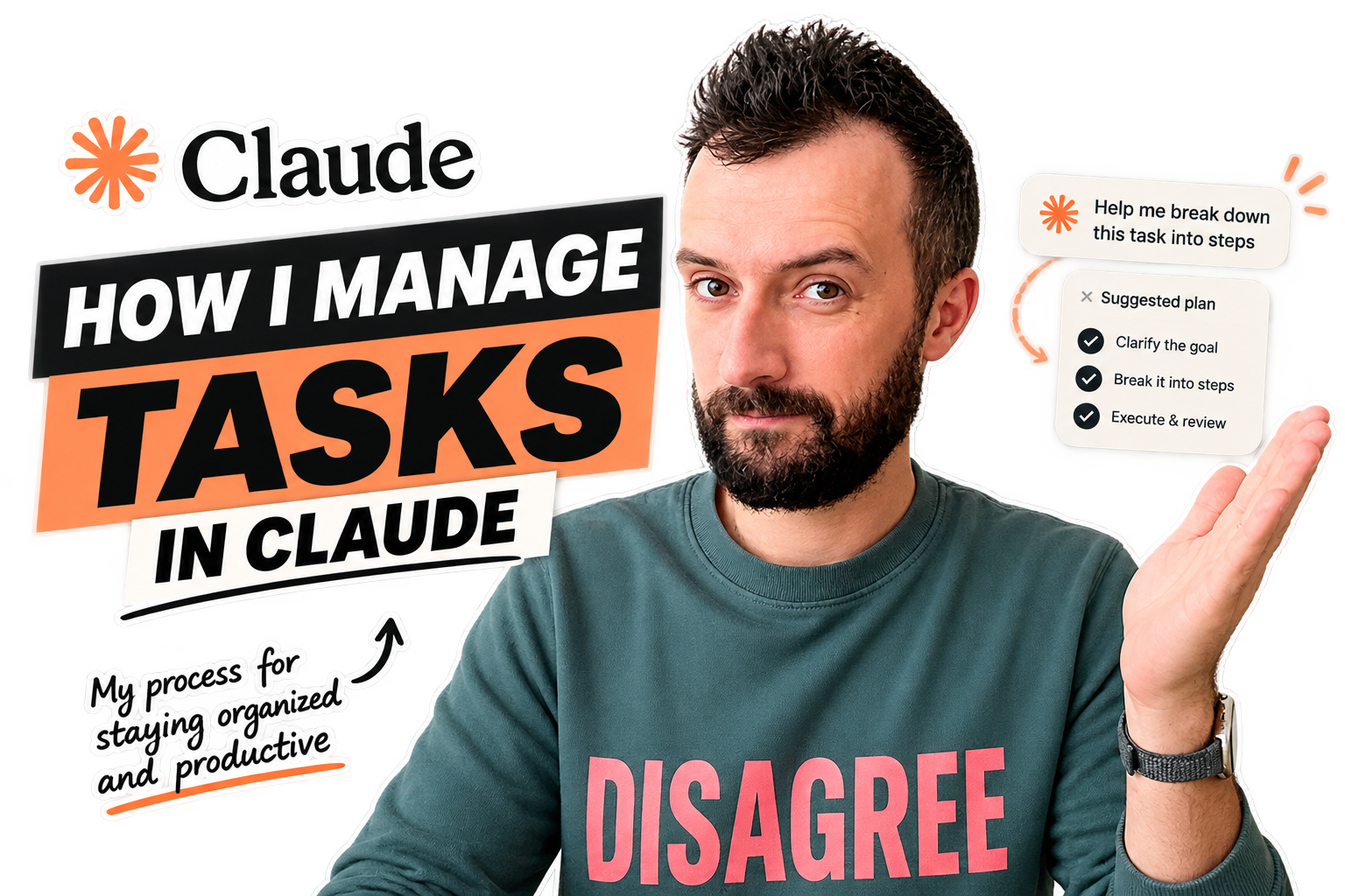 Cover of the walkthrough video: how I run design tasks with an AI agent.