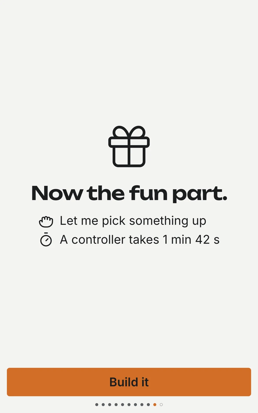 Now the fun part.