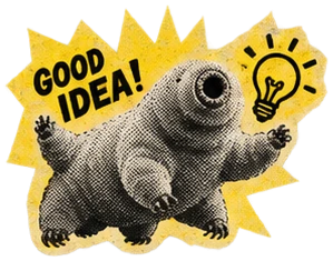Tardigrade sticker: Good idea!