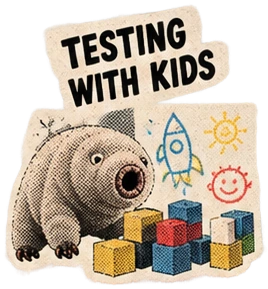 Tardigrade sticker: Testing with kids