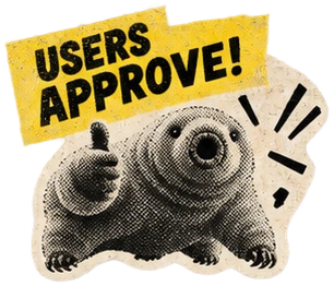 Tardigrade sticker: Users approve!