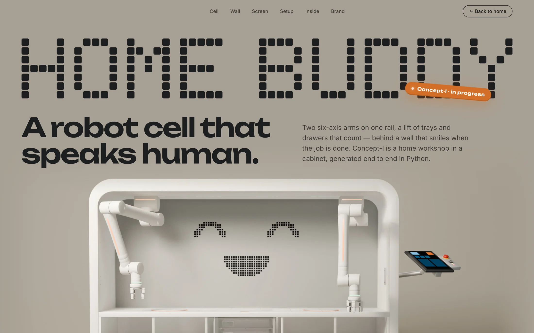Home Buddy landing page